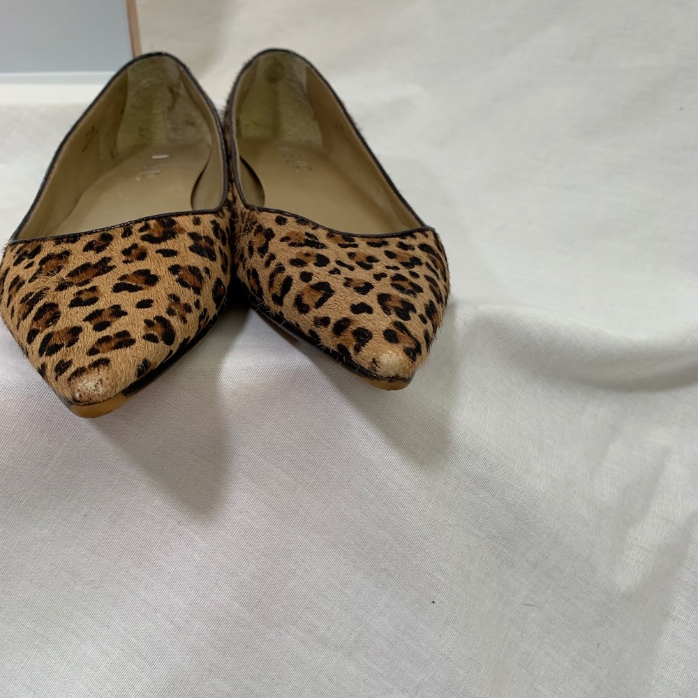 RSVP Leopard Print Pointy Toe Flats 7.5 - Picture 4 of 6